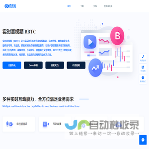 百家云BRTC专业的实时音视频PaaS云服务,音视频,视频通话,语音通话,互动直播,互动白板